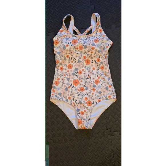 Women's Flower Swimsuit Top, Size M - Picture 1 of 3